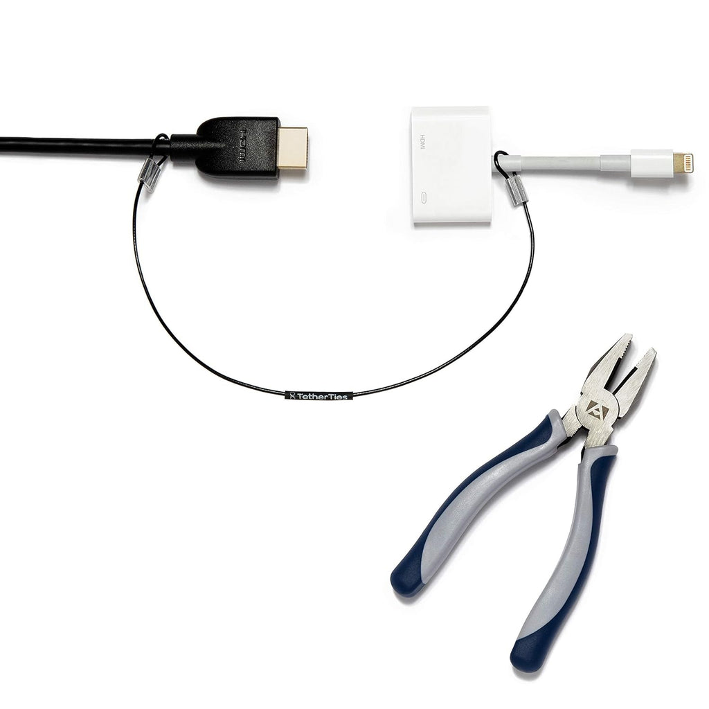 White 60 Pack Cable Tethers T91331