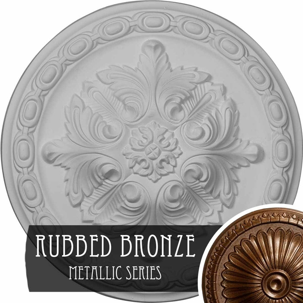 Acanthus Ceiling Medallion (Rubbed Bronze) R6249