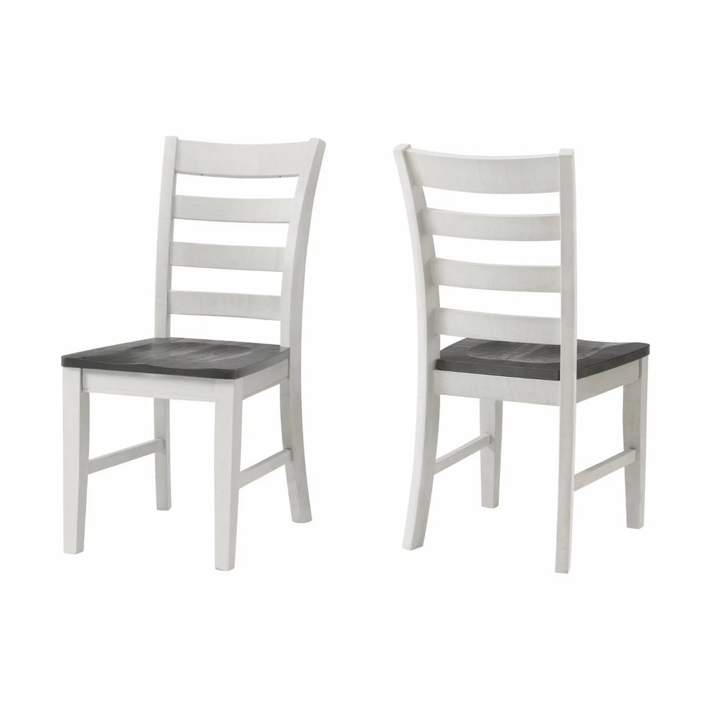 White Solid Wood Dining Chair Set of 2 S941
