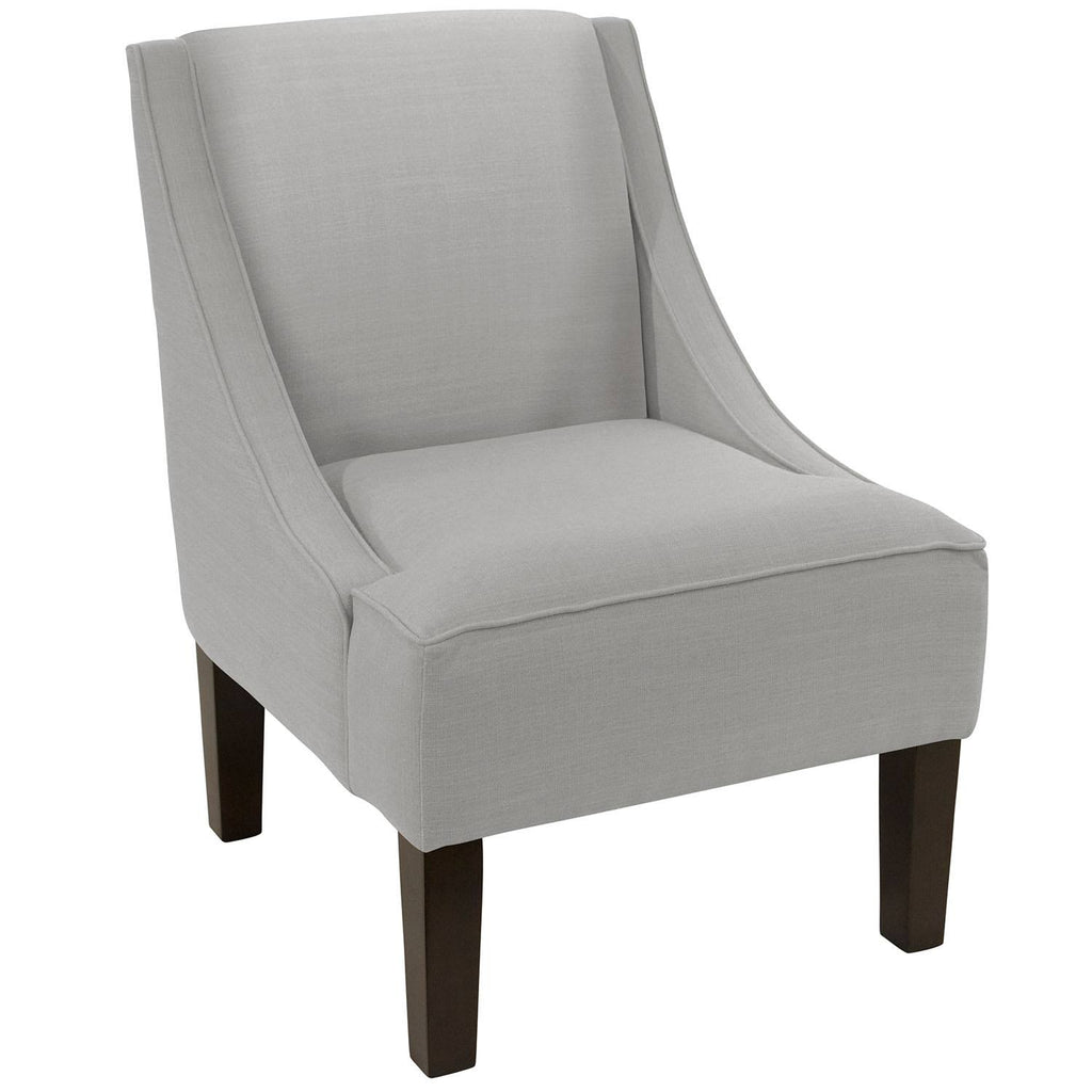 Navy Linen Accent Chair Z12501