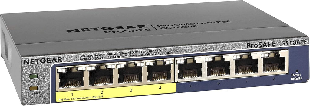 16-Port Gigabit Ethernet Unmanaged PoE Switch with 16 x PoE+ @ 183W K20592
