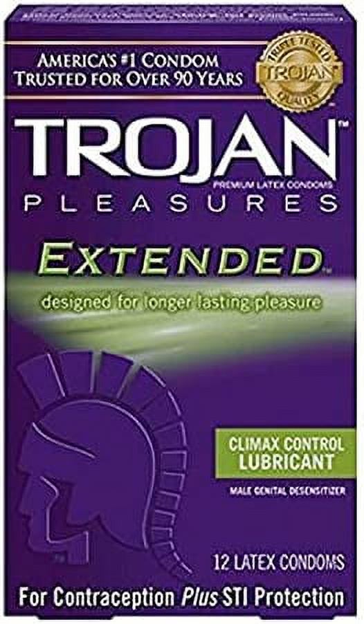 12pk Extended Pleasure Condoms E3393