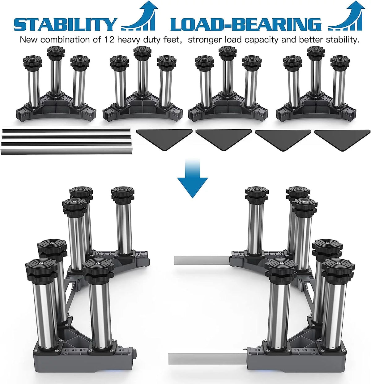 Adjustable Heavy Duty Fridge Stand W656005
