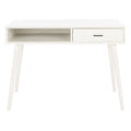 Distressed White 1 Drawer Writing Desk C3116
