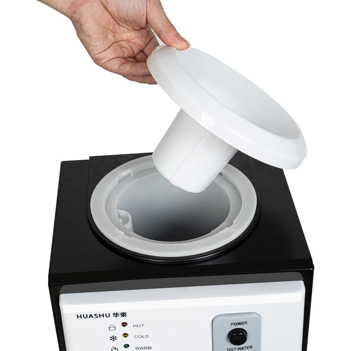Top Loading Water Cooler Water Dispenser, 3 Temperature Settings, Black Z627