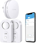 WiFi Water Sensor 2 Pack, 100dB Adjustable Alarm C121