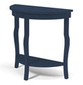 Blue Half Moon Console Table Z908736
