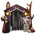 8.5 Foot Halloween Inflatable Haunted House Castle I8554