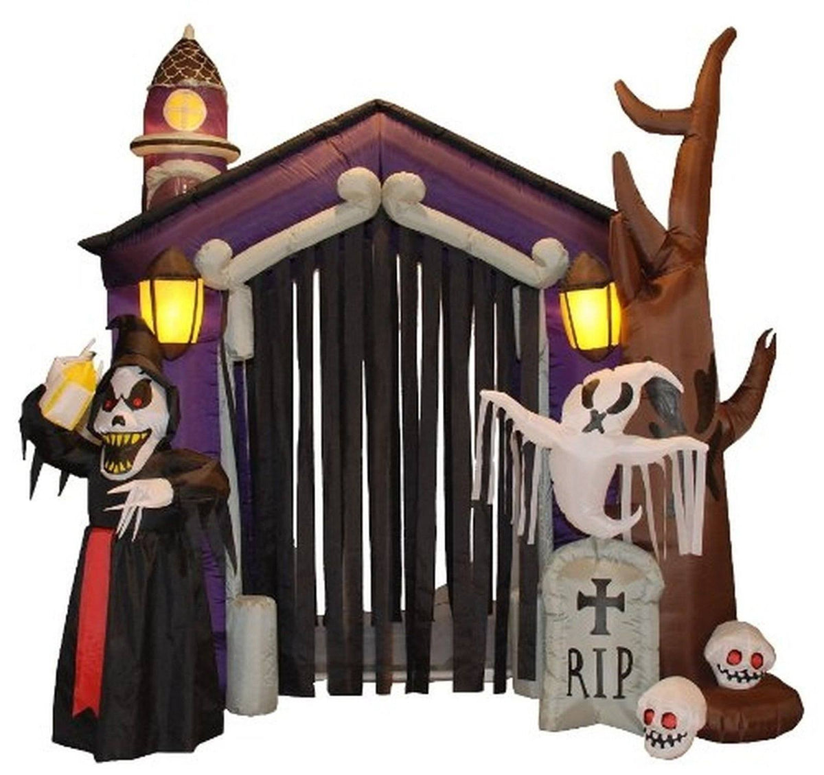 8.5 Foot Halloween Inflatable Haunted House Castle I8554