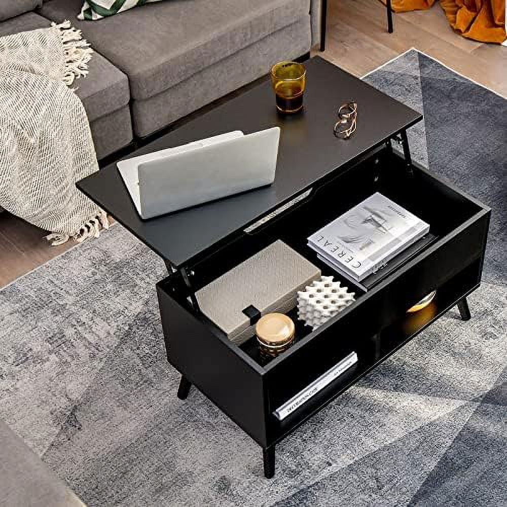 Lift Top Coffee Table with Hidden Compartment U3227