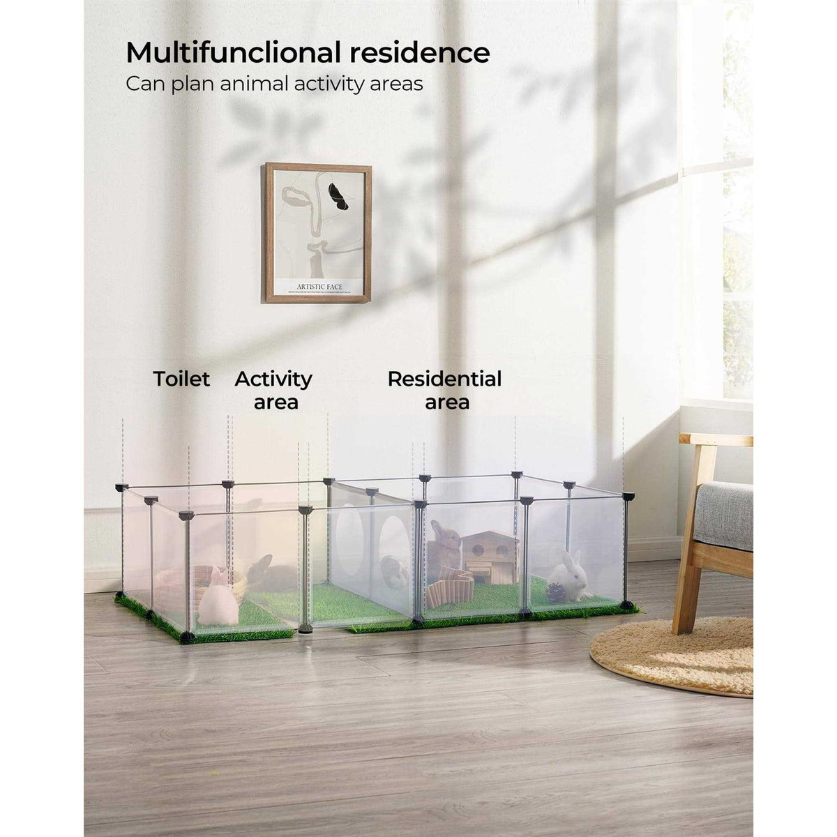 Pet Playpen Small Animal Indoor Exercise Fence C258460