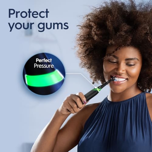 White Rechargeable Electric Toothbrush with 3 Brush Heads and Travel Case C6274