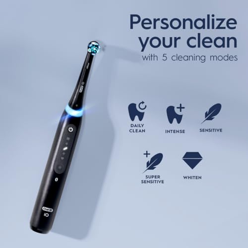 White Rechargeable Electric Toothbrush with 3 Brush Heads and Travel Case C6274