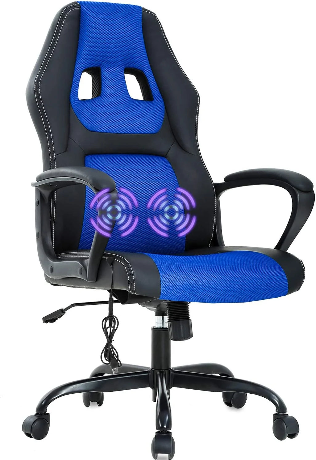 Black Executive Chair with Lumbar Support G554
