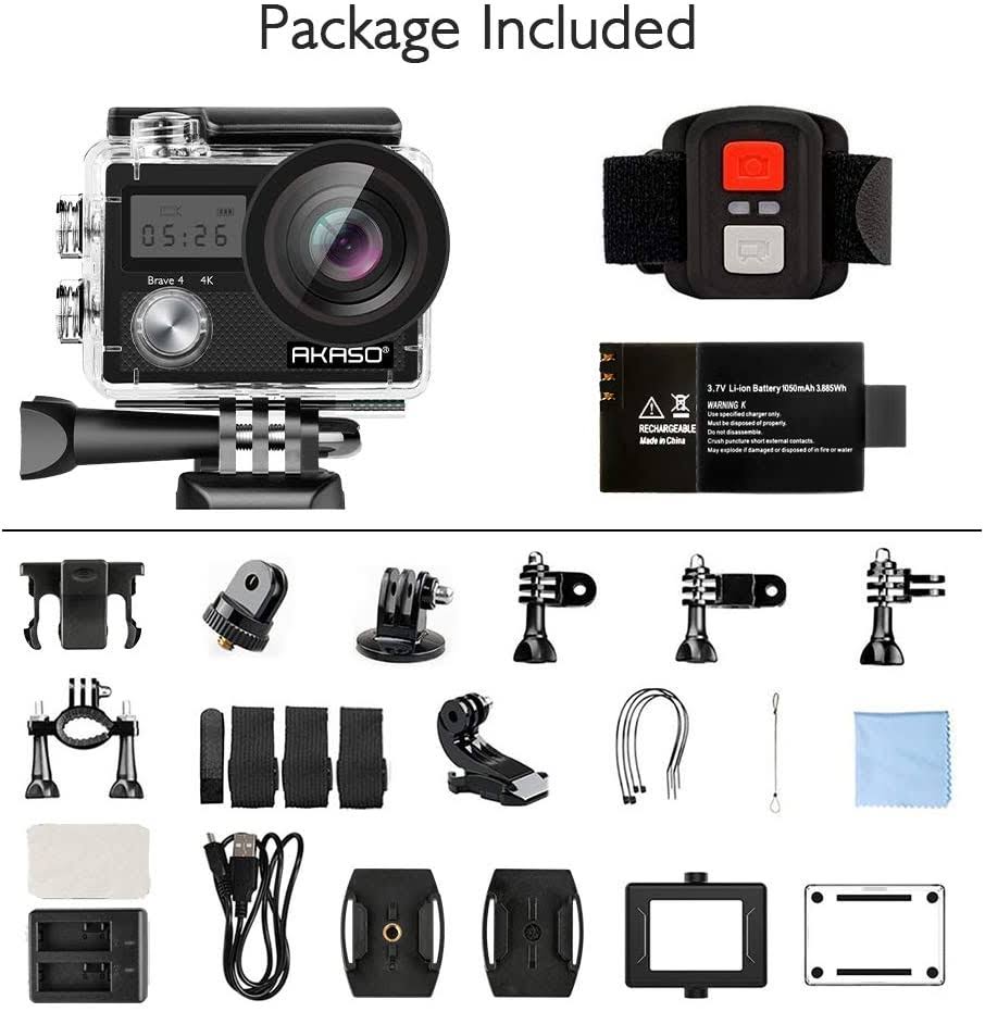 4K 20MP WiFi Action Camera with EIS S2941