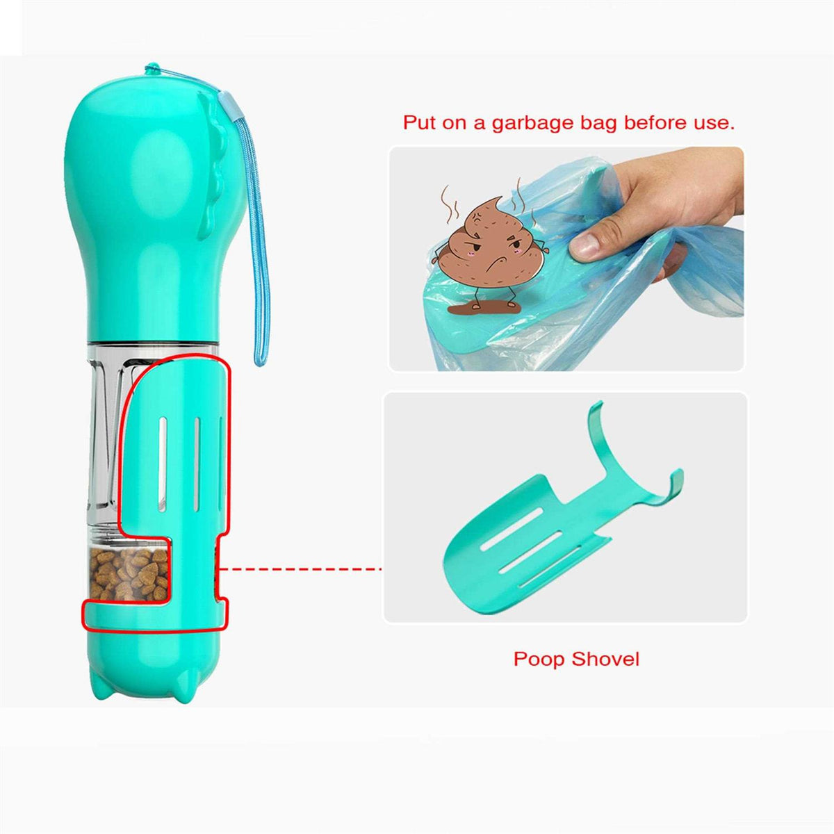 3 in 1 Dog Travel Bottle Set X33564