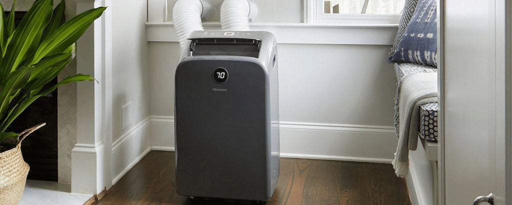 10,000-BTU Dual Hose Portable Air Conditioner with Heat S65398