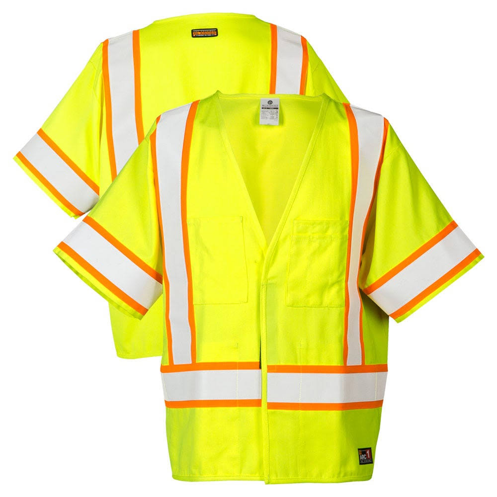 FR Pro Series Class 3 Mesh Lime Vest M46930