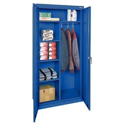Blue 2 Door Storage Cabinet U72105