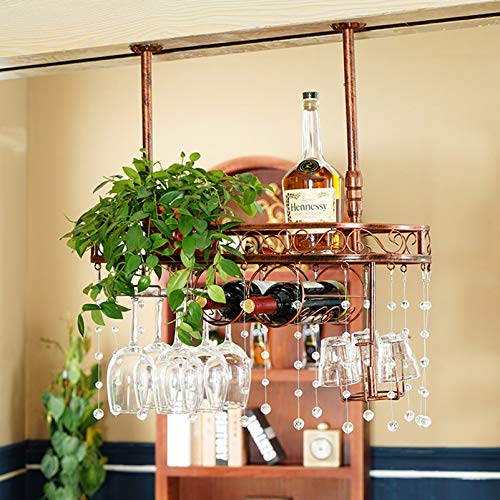 Black Iron Wall Mounted Wine Rack M51509