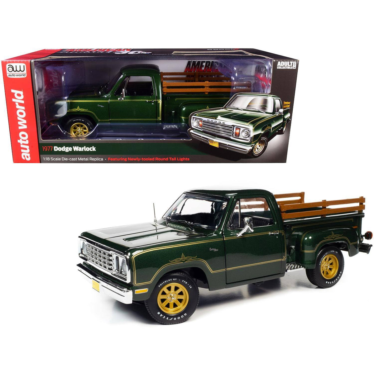 Medium Green Stepside Pickup Truck F70541