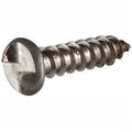 Qty 3 Security Sheet Metal Screw #8AB x 1-1/4x22 Round One-Way Head Steel Zinc O83470