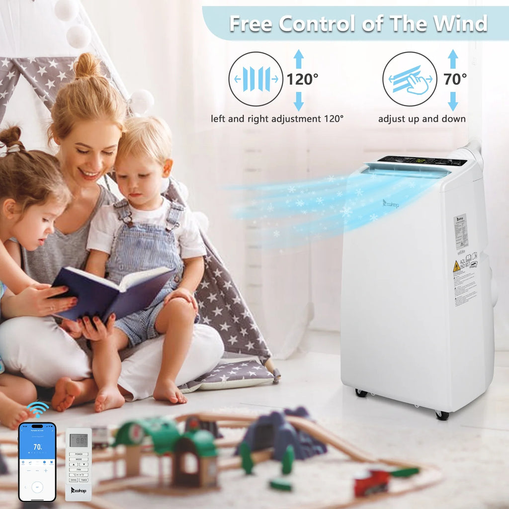5100 BTU Portable Air Conditioner & Dehumidifier White J284
