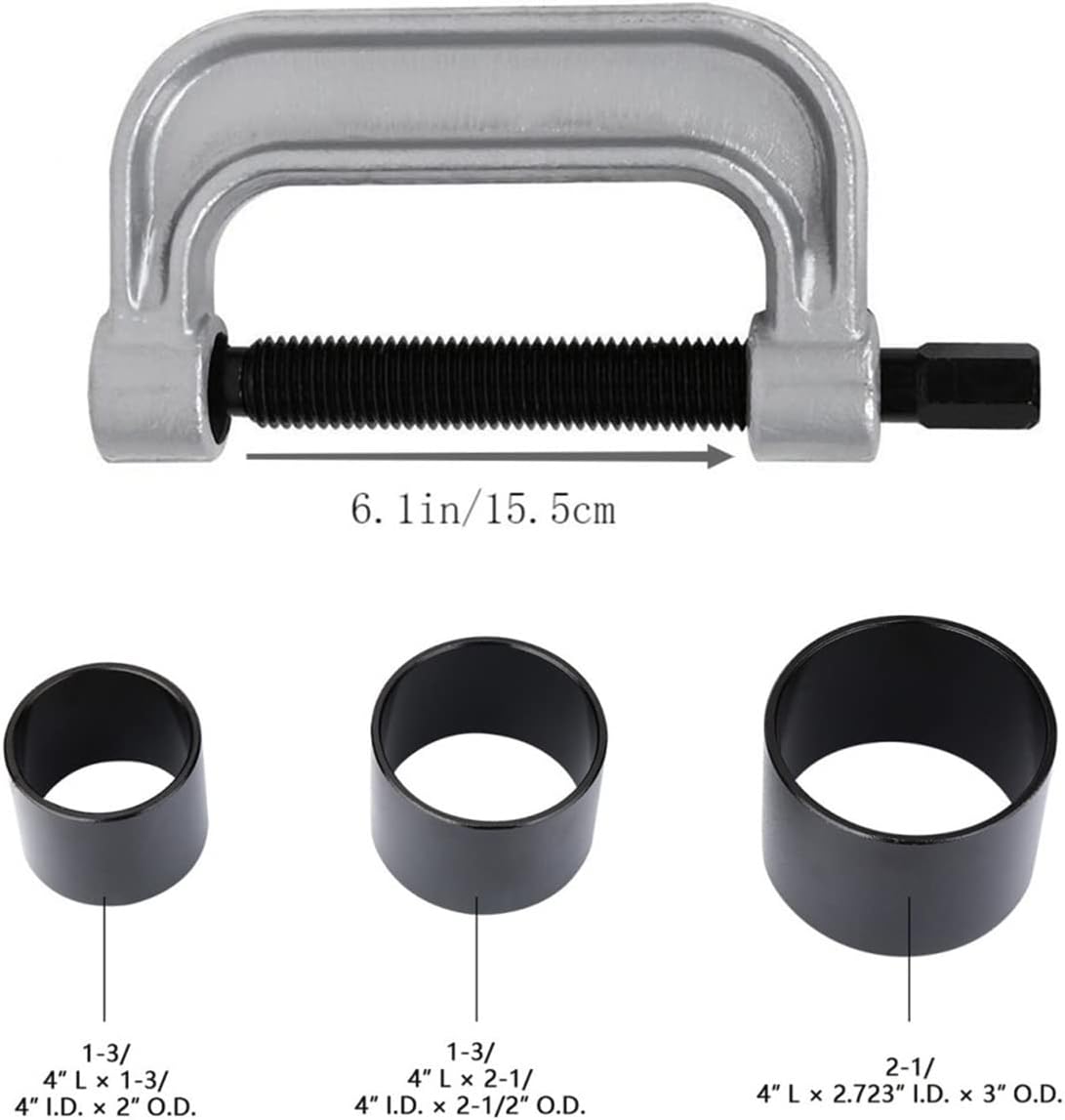 Heavy Duty Ball Joint Press & U Joint Removal Tool Kit with 4x4 Adapters Q42237