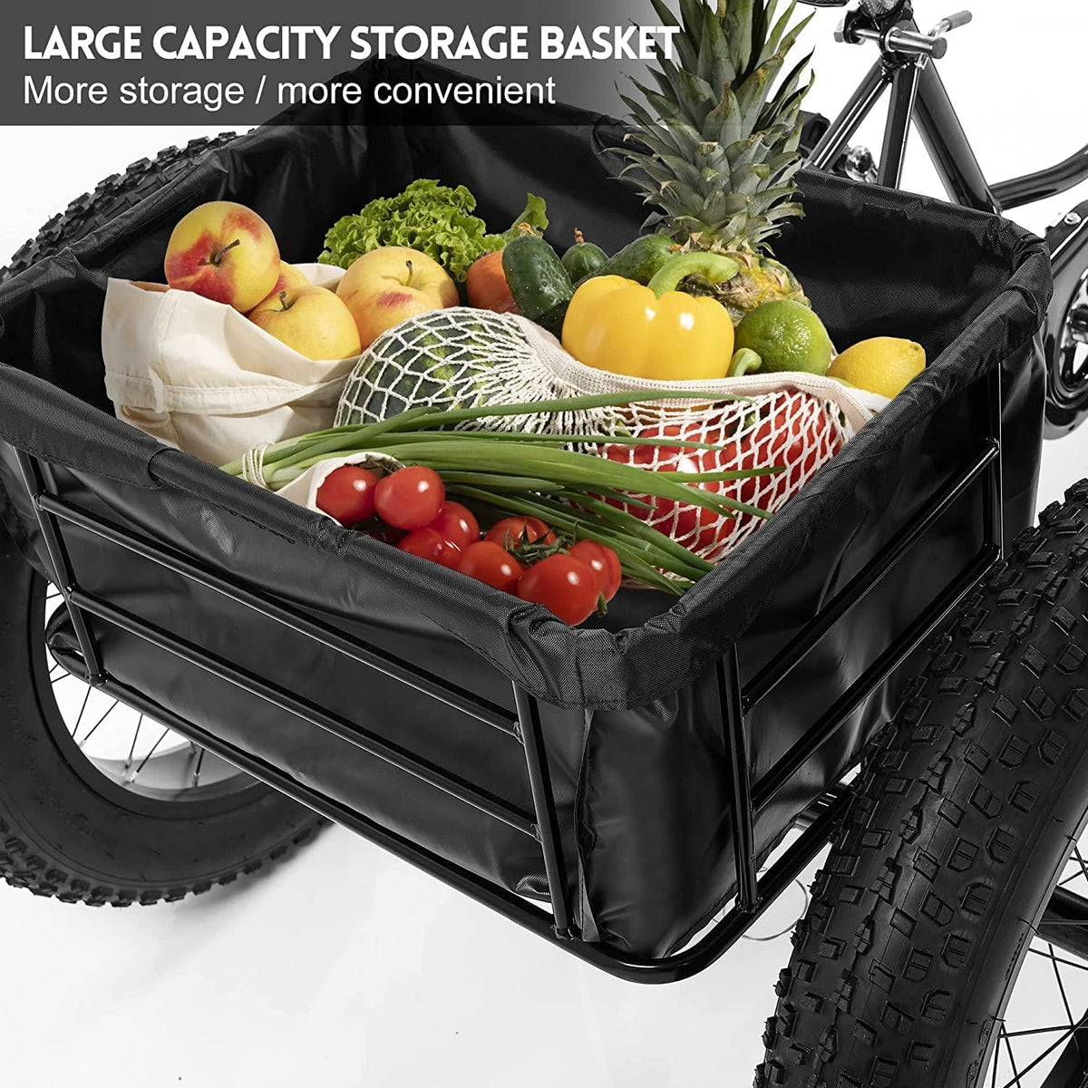 7 Speed 20" 3 Wheel Adult Tricycle with Basket I41144