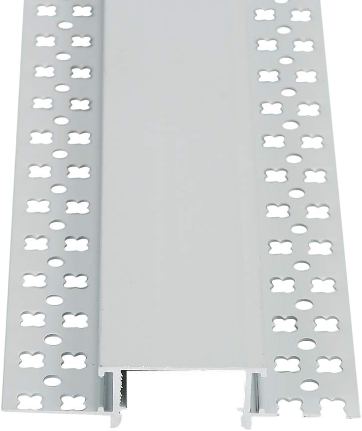 5-Pack 2 Meter Recessed LED Aluminum Channel with Diffuser and End Caps L2067
