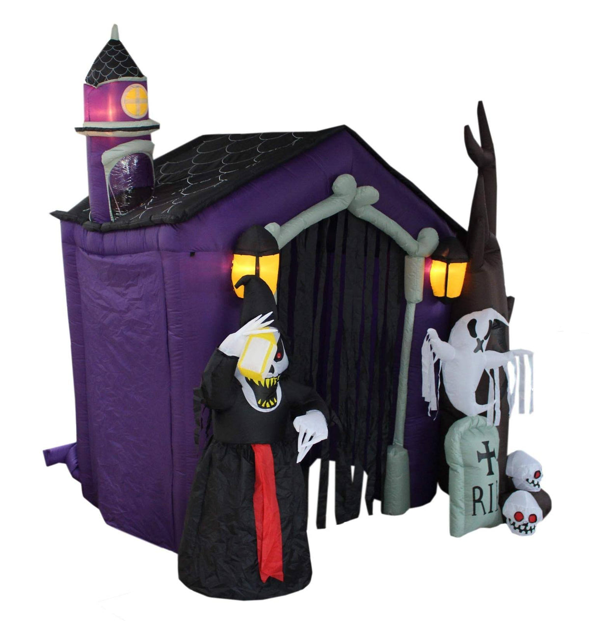 8.5 Foot Halloween Inflatable Haunted House Castle I8554