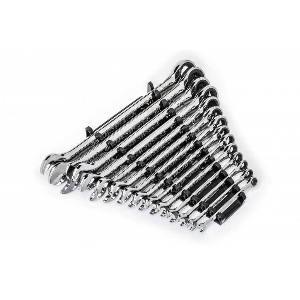 14-Piece 90-Tooth SAE Combination Ratcheting Wrench Set X544299