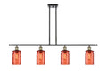 Black Antique Brass 3 Light Island Light W220