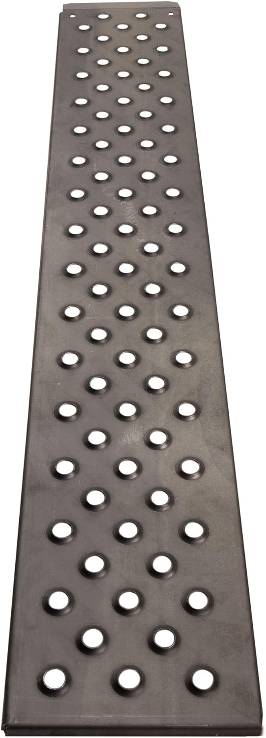 10ga Steel Heavy Duty Trailer Loading Ramps with Mounting Brackets, 5000lb Capacity, 2-Pack Ramp V35384