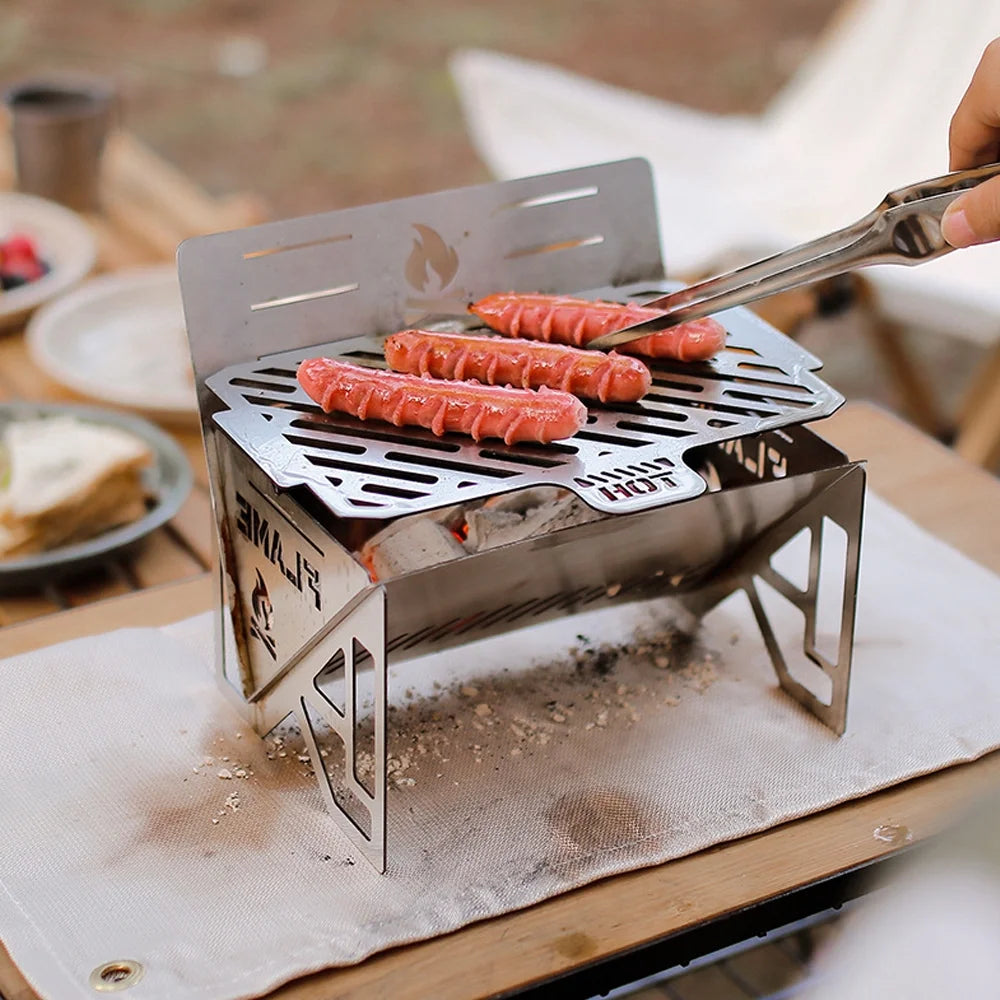 Portable Stainless Steel Camping Stove F8605