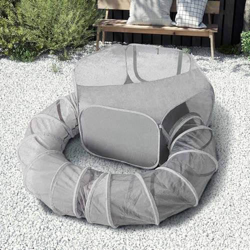 Pink Outdoor Cat Enclosure with Bag P348