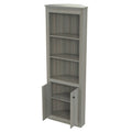 Smoked Oak Corner Bookcase I10748