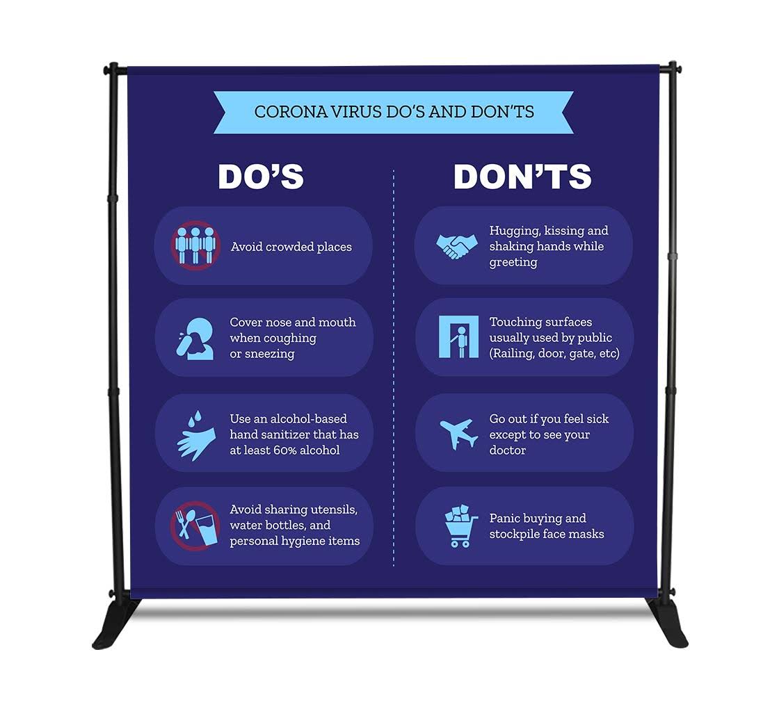 Adjustable Banner Stands B3695