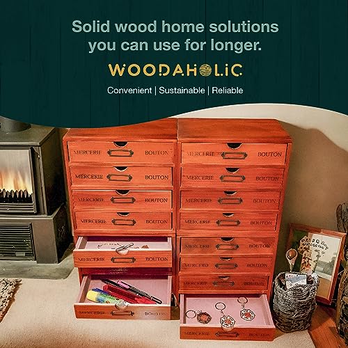 16 Drawer Wooden Storage Box V12428