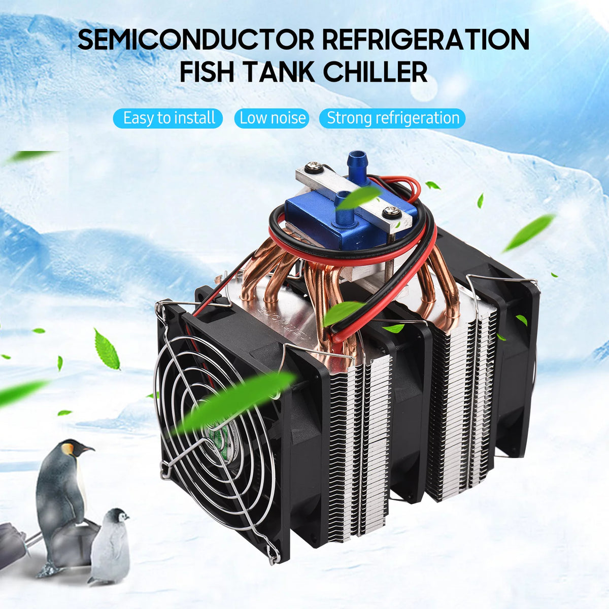 180W Semiconductor Aquarium Chiller for 40 Liters M70402
