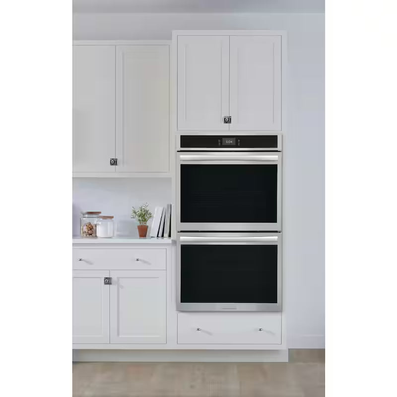 30 in. Double Electric Built-In Wall Oven in Stainless Steel with Air Fry K380
