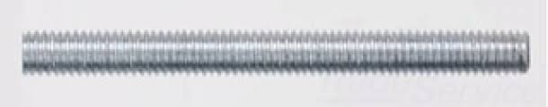 7/16-20 x 6 Threaded Rod Zinc Plated M239662