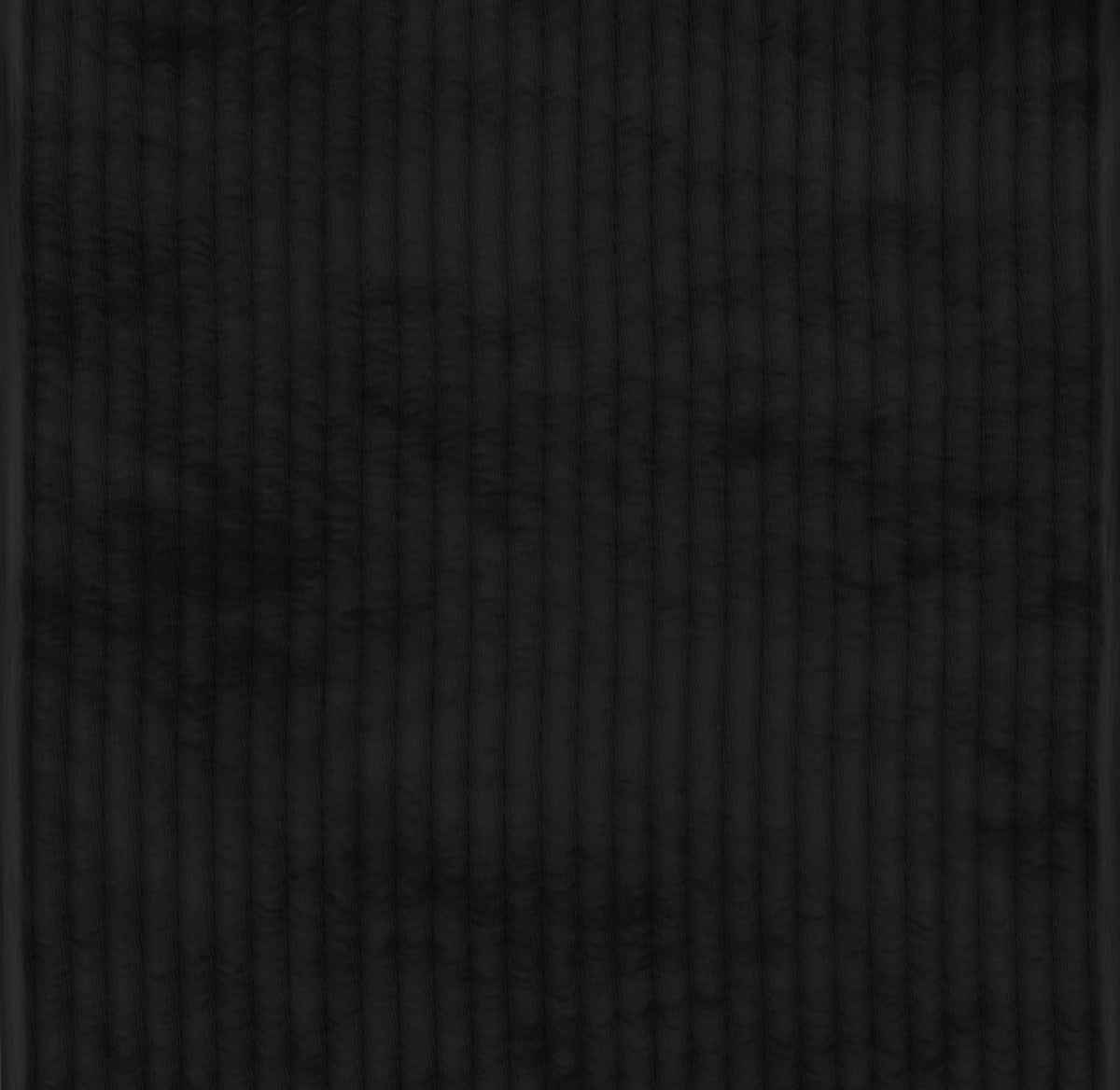 Gold PU Strip Wingback Velvet Upholstered Bed Black, Full Y304