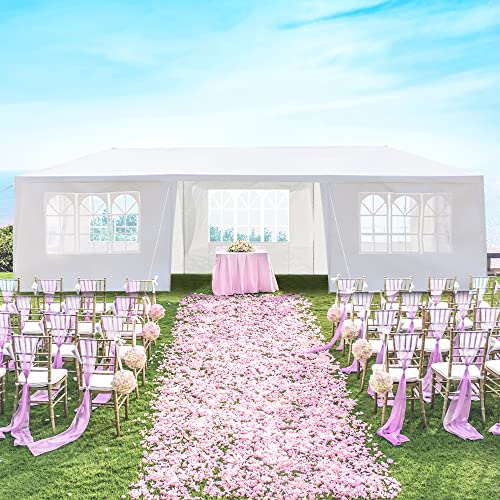 10 x 30FT White Heavy Duty Waterproof Party Tent T81586