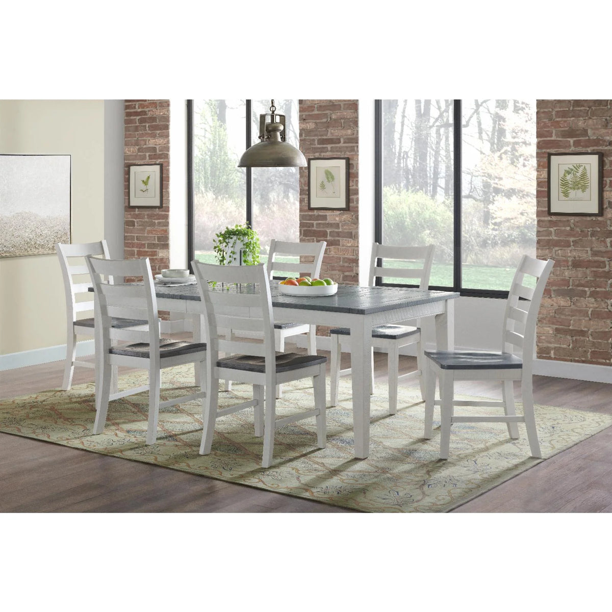 White Solid Wood Dining Chair Set of 2 S941