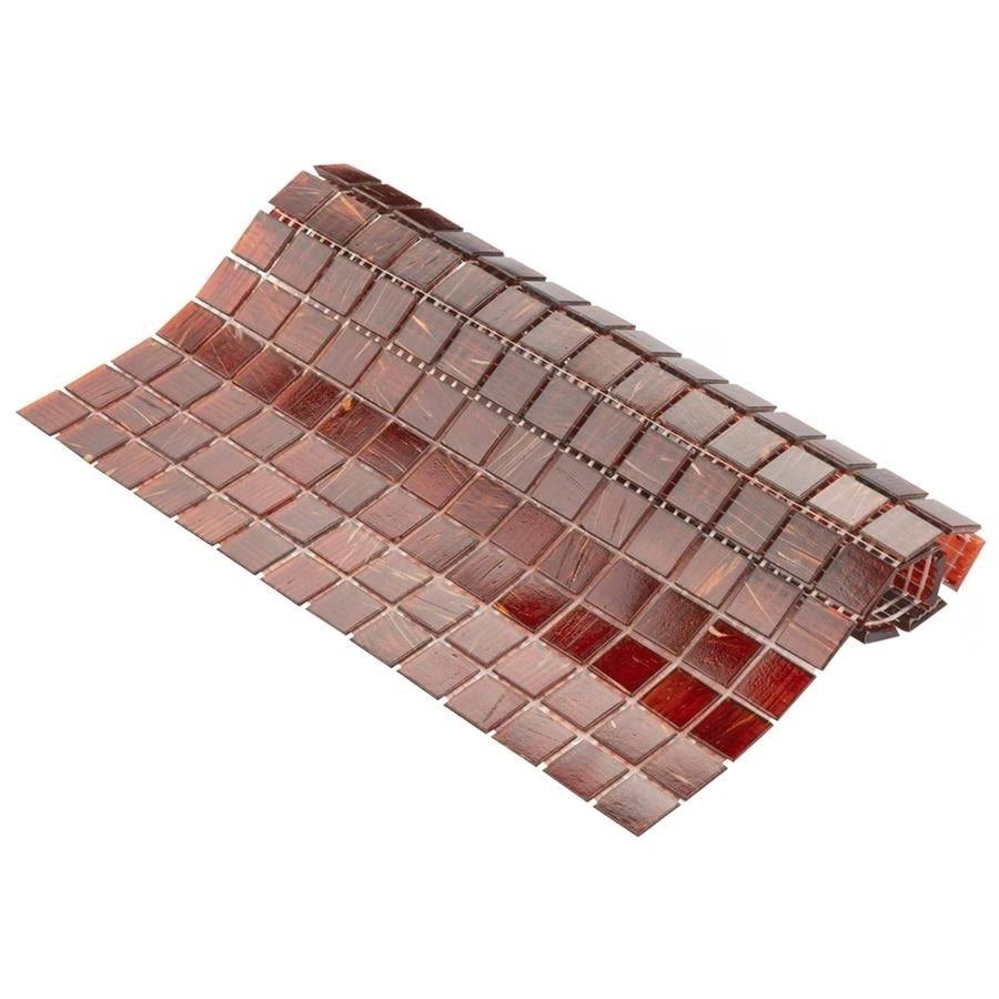 Red Glass Mosaic Wall Tile V44647