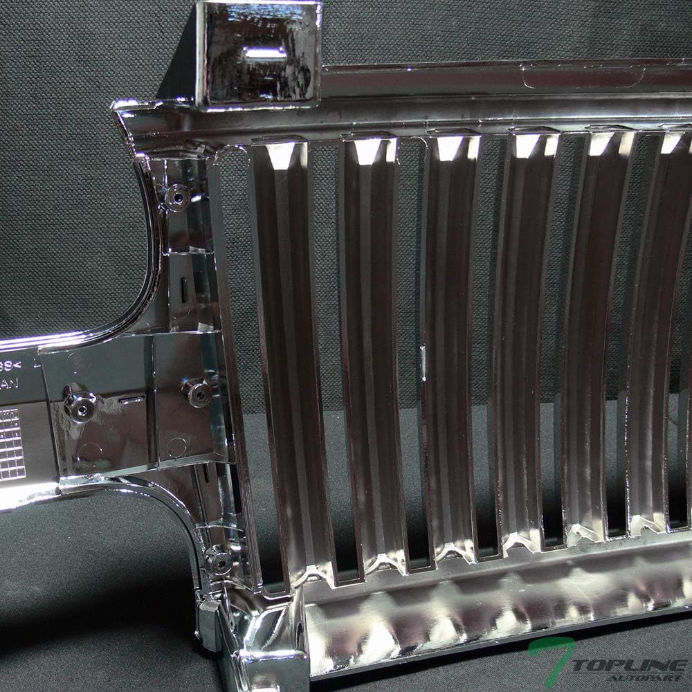 Chrome Front Hood Bumper Grill Grille ABS For Chevy Silverado Tahoe Suburban A7043