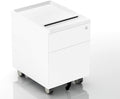 2-Drawer Mobile Filing Cabinet with Lock and Casters T819