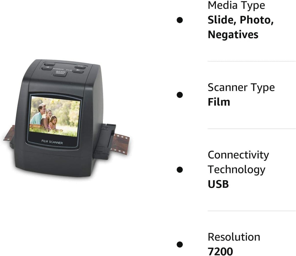 22MP Film & Slide Scanner with 2.4 LCD Screen L99959