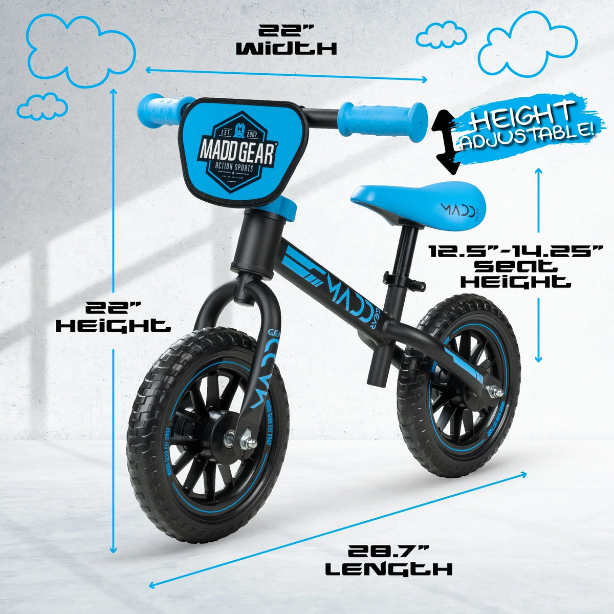 10-inch Toddlers Balance Bike M740295